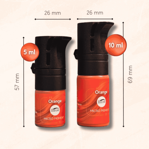 ibrow Orange Liquid Pigment for Eyebrows, liner, and lips - Image 2