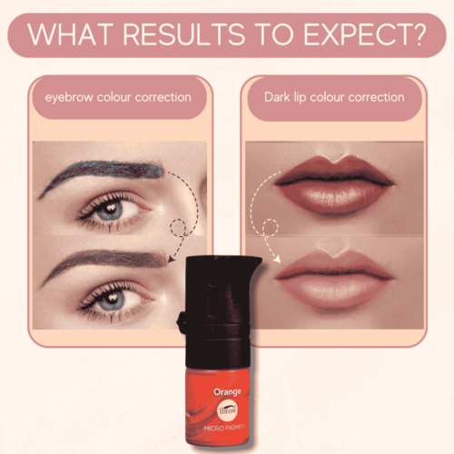 ibrow Orange Liquid Pigment for Eyebrows, liner, and lips - Image 6