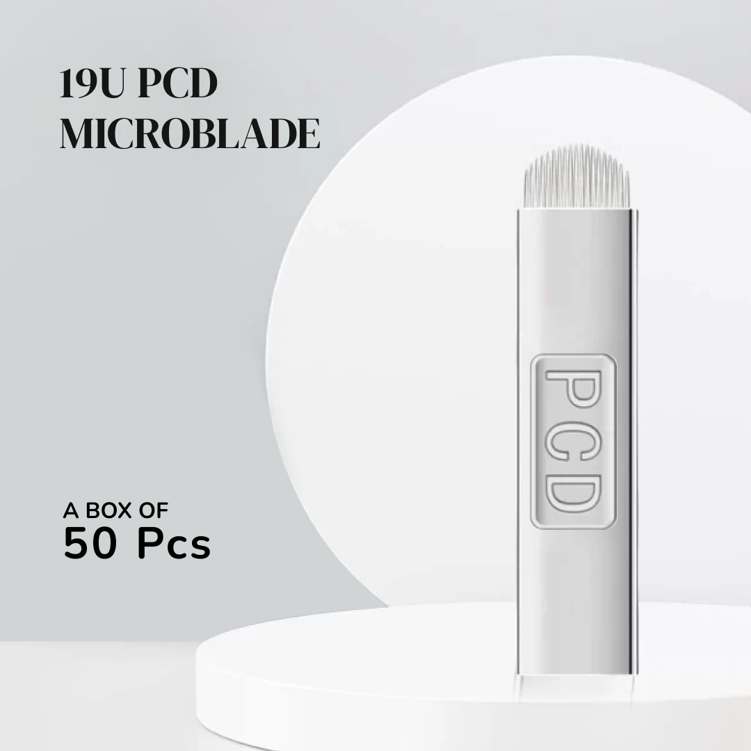 19U PCD 0.25mm Microblading Blade - Elevate your brow with our ultra-fine micro blade (Box of 50 pcs)