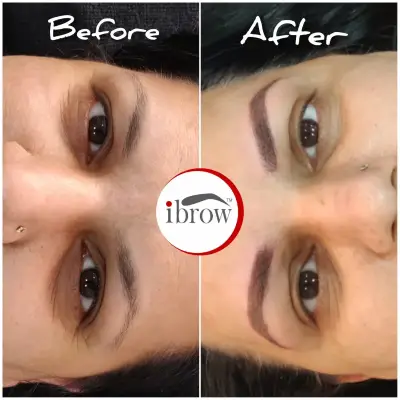 Before and After: Beautiful, defined brows with Permanent Eyebrow Makeup