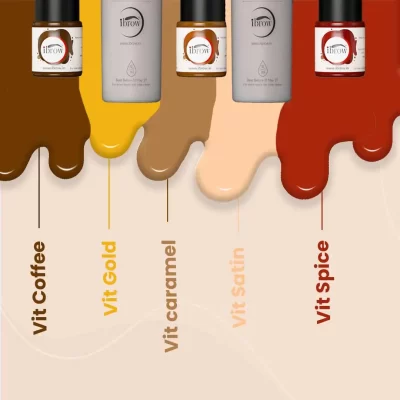 Five Vibrant Shades of Vitiligo Pigment Kit