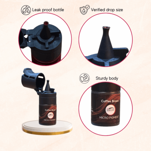 ibrow Coffee Brown Liquid PMU Pigment - Image 4